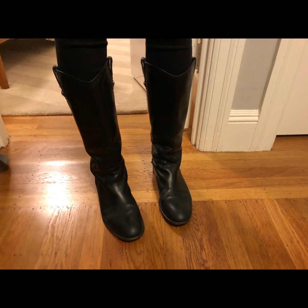 Frye Melissa black boots